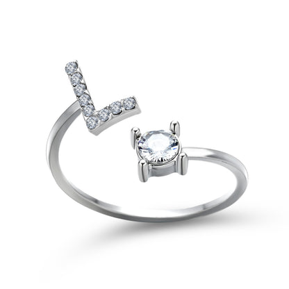 Personalized Letter Ring