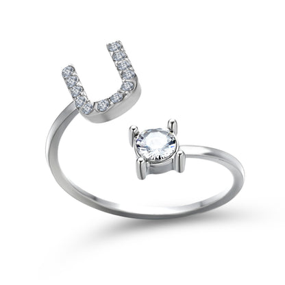 Personalized Letter Ring