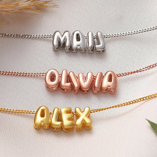 Personalized Bubble Necklace