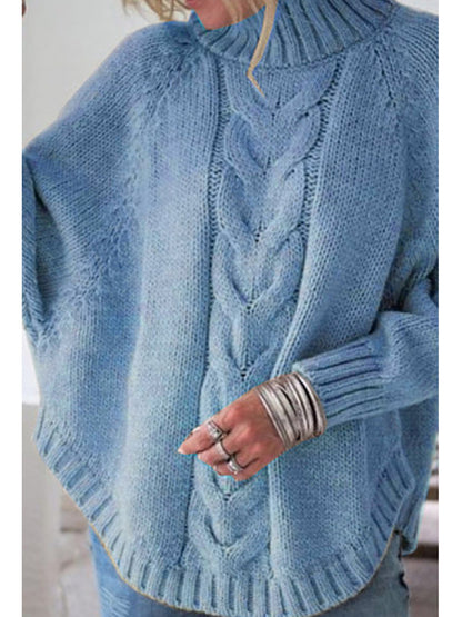 Women Knitted Loose Pullover Sweater