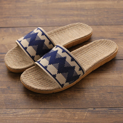 Indoor Linen Slippers
