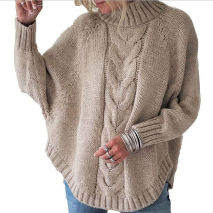 Women Knitted Loose Pullover Sweater