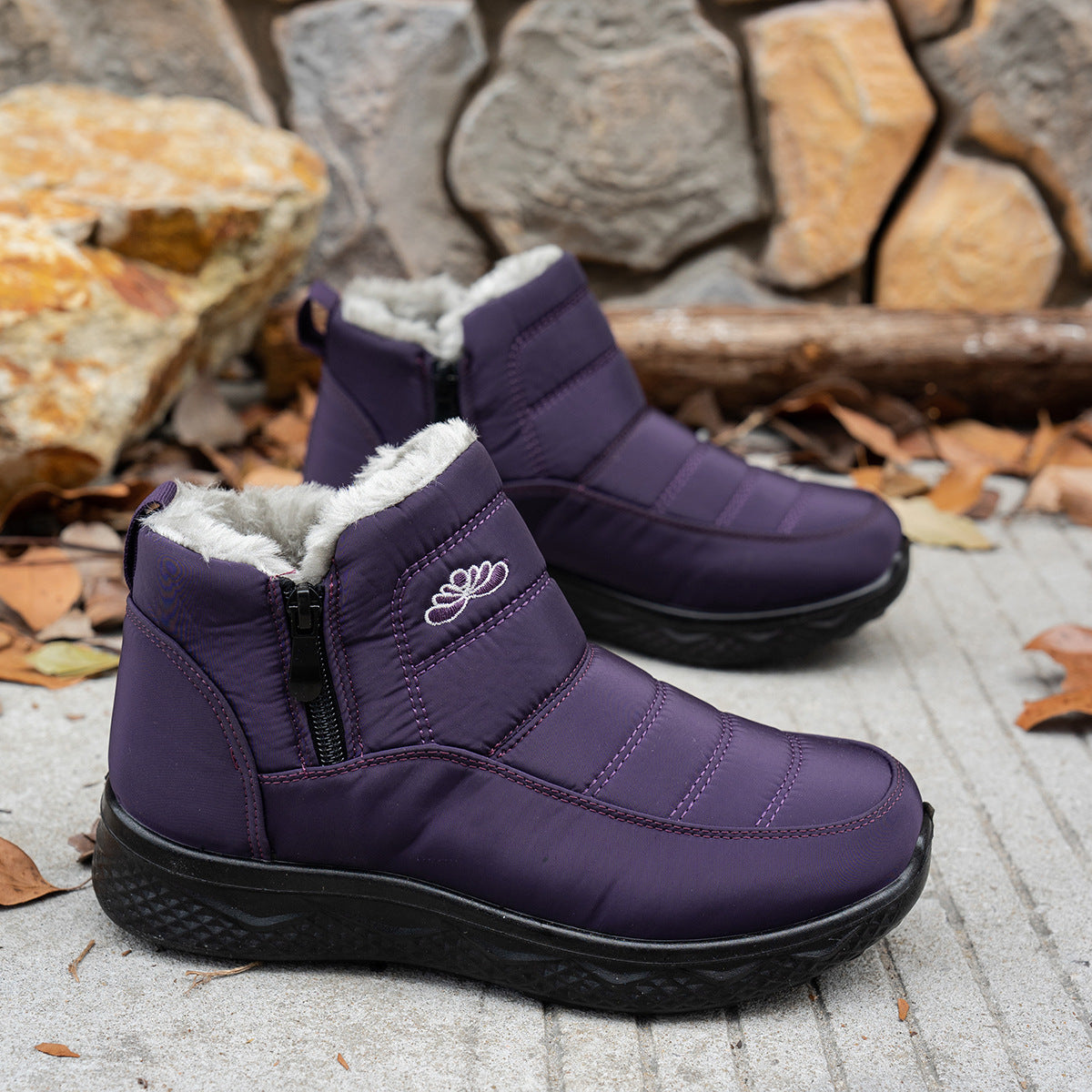 Waterproof Flat Winter Snow Boots for Women
