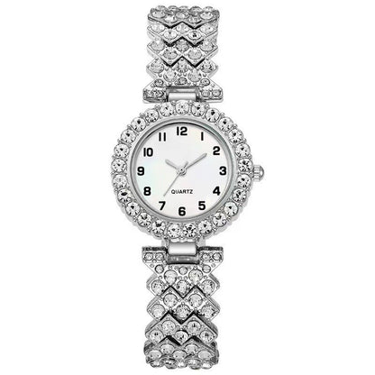 Silver watch on its own