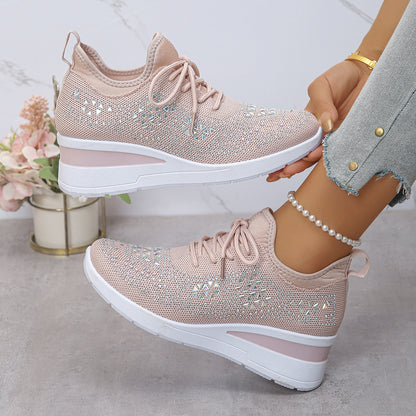 Rhinestone Cushion Sneakers