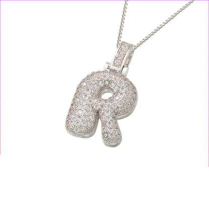 Initial Bubble Necklace