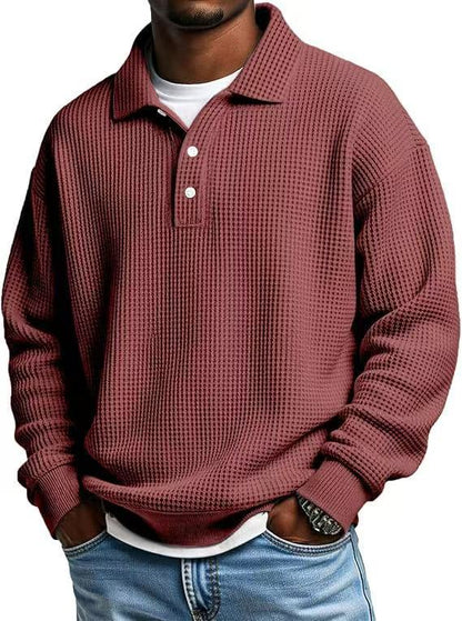 Waffle Knit Polo