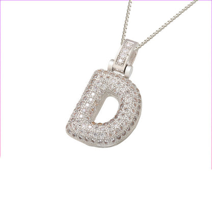 Initial Bubble Necklace