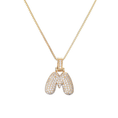 Initial Bubble Necklace