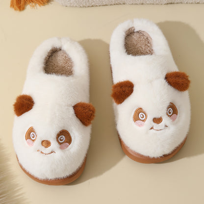 Panda Fluffy Slippers