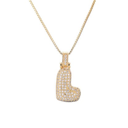 Initial Bubble Necklace