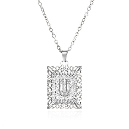 Initial Letter Necklace