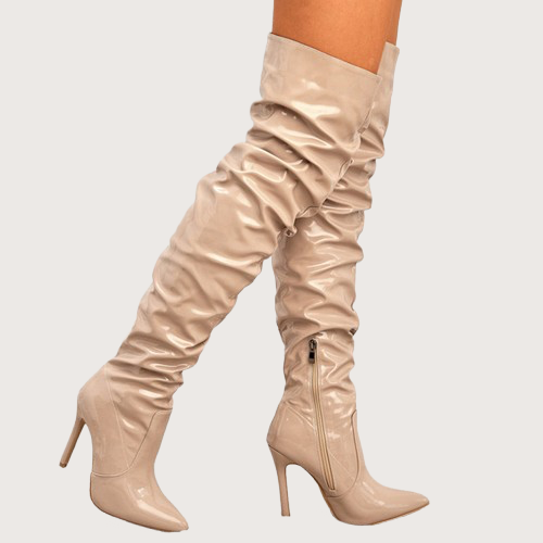 Knee-High Stiletto Boots