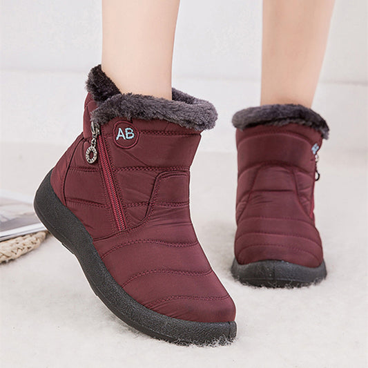 Waterproof Snow Boots Plush