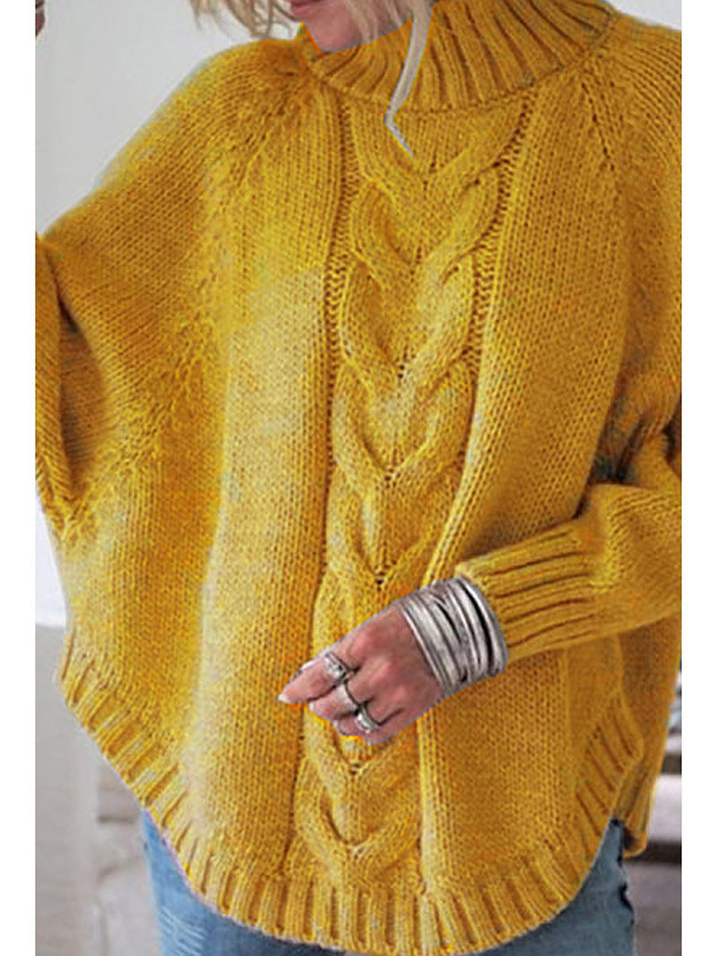 Women Knitted Loose Pullover Sweater