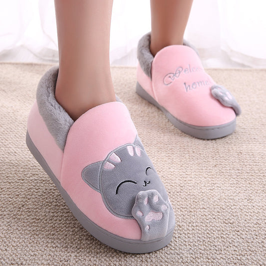 Cozy Kitten Paw Slippers