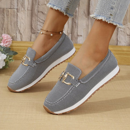 Lightweight Canvas Sneakers worn casually