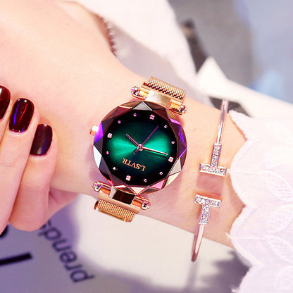 Cut-glass bezel detail