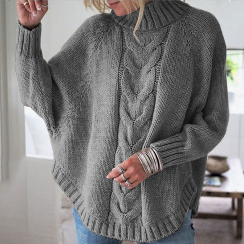 Women Knitted Loose Pullover Sweater
