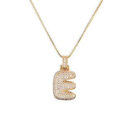 Initial Bubble Necklace