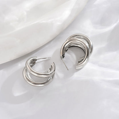 Pearl Tassel Drop Earrings scale reference