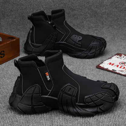 Grippy non-slip outsole tread pattern