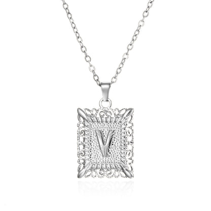 Initial Letter Necklace