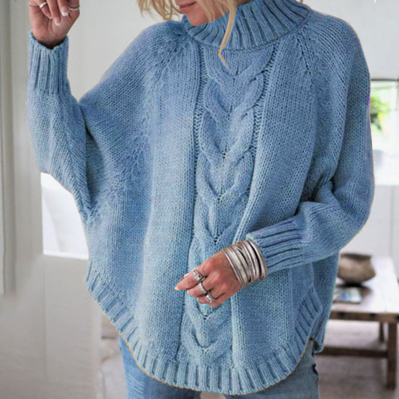 Women Knitted Loose Pullover Sweater