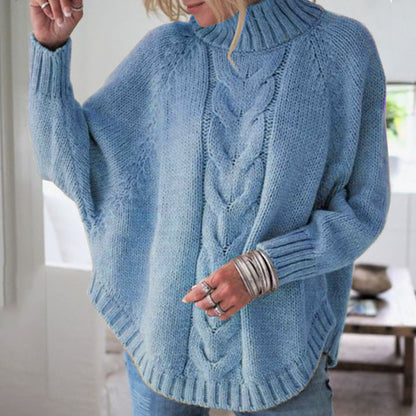 Women Knitted Loose Pullover Sweater