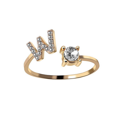 Personalized Letter Ring