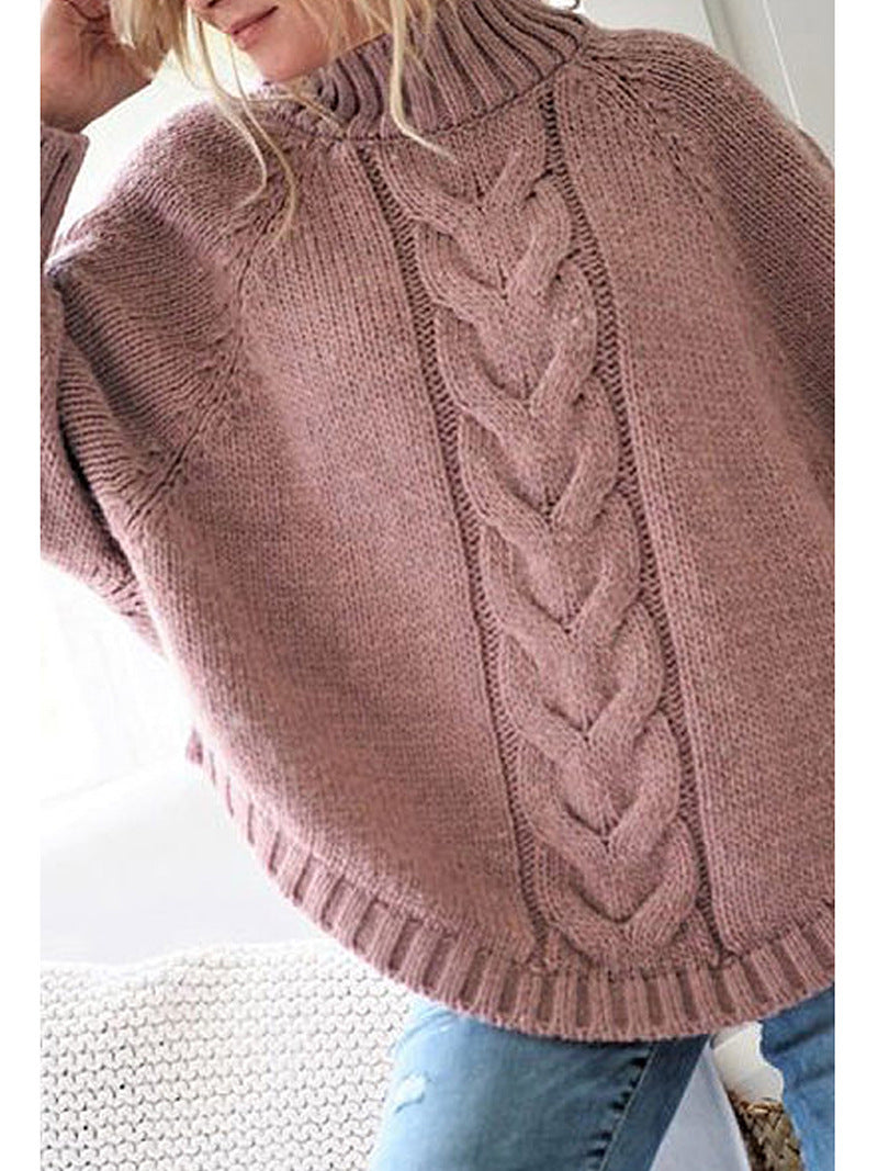 Women Knitted Loose Pullover Sweater
