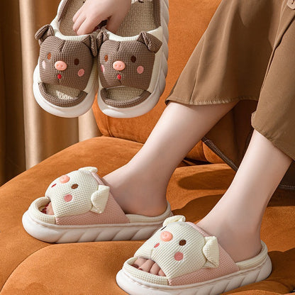 Piggy Plush Slippers