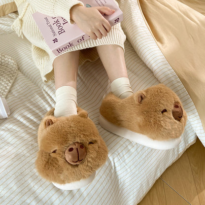 Cozy Bear Plush Slippers