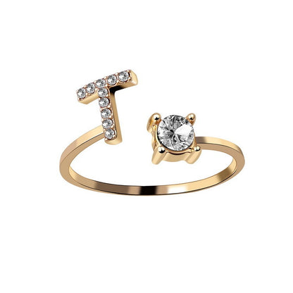 Personalized Letter Ring