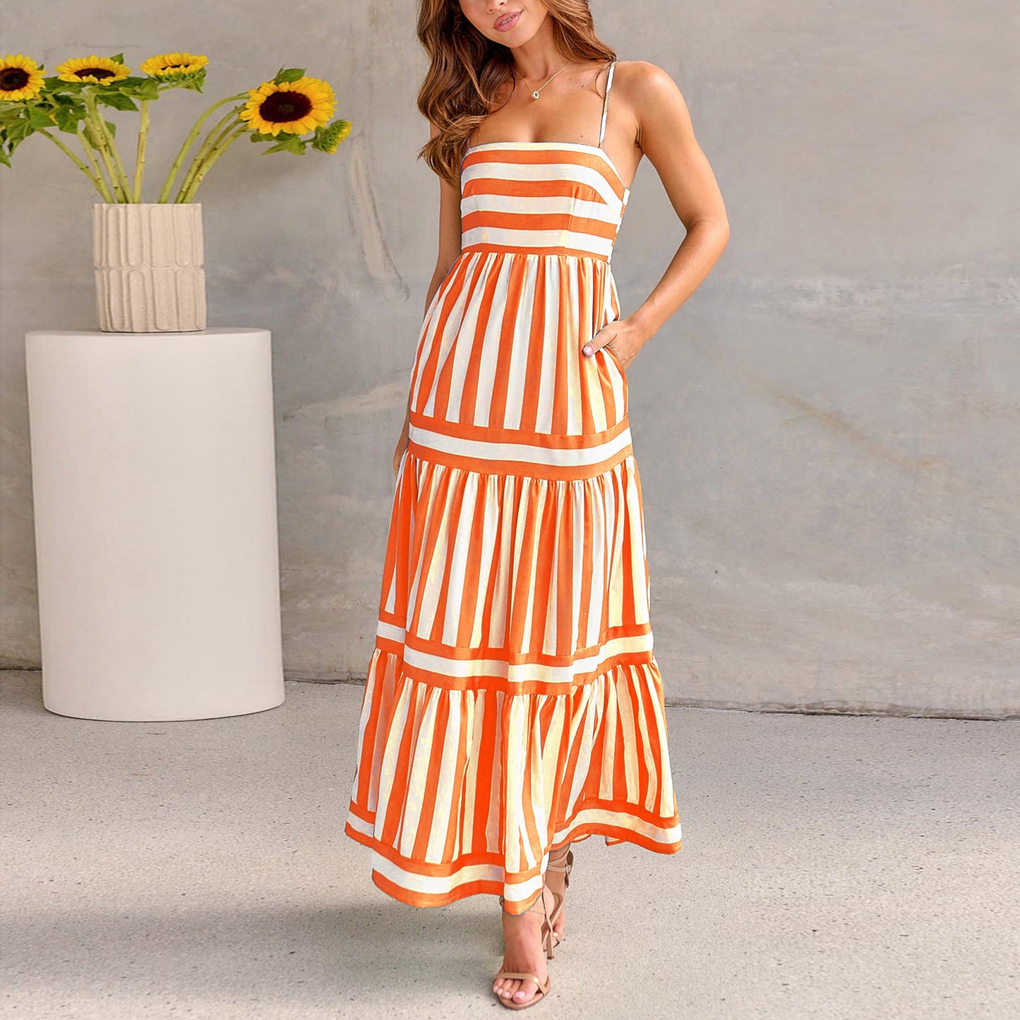 Lavender Boho Maxi Dress