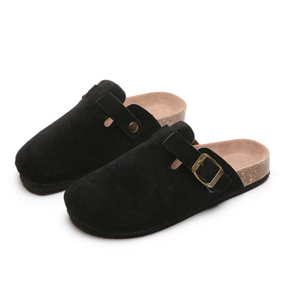 Black Roman strap slides