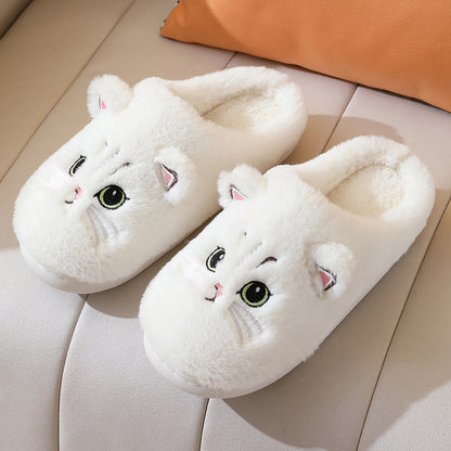 Cozy Kitten Plush Slippers
