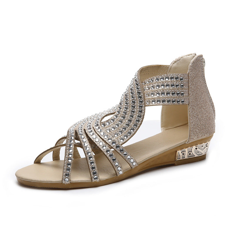 Wedge sandal sole and profile