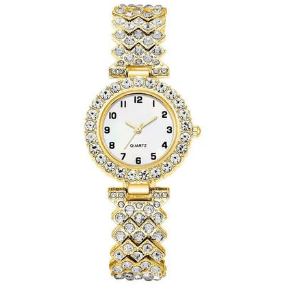 Gold watch on its own