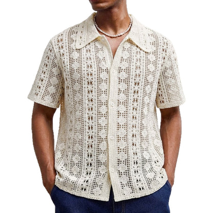 Coastal Crochet Shirt