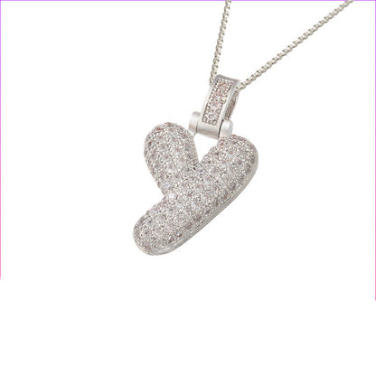 Initial Bubble Necklace