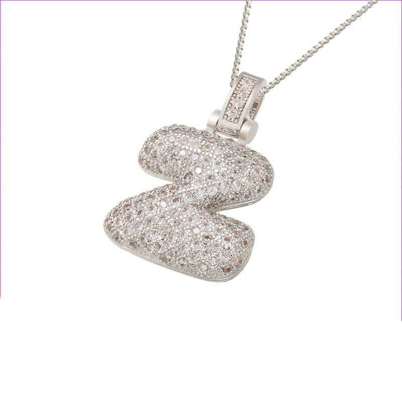 Initial Bubble Necklace