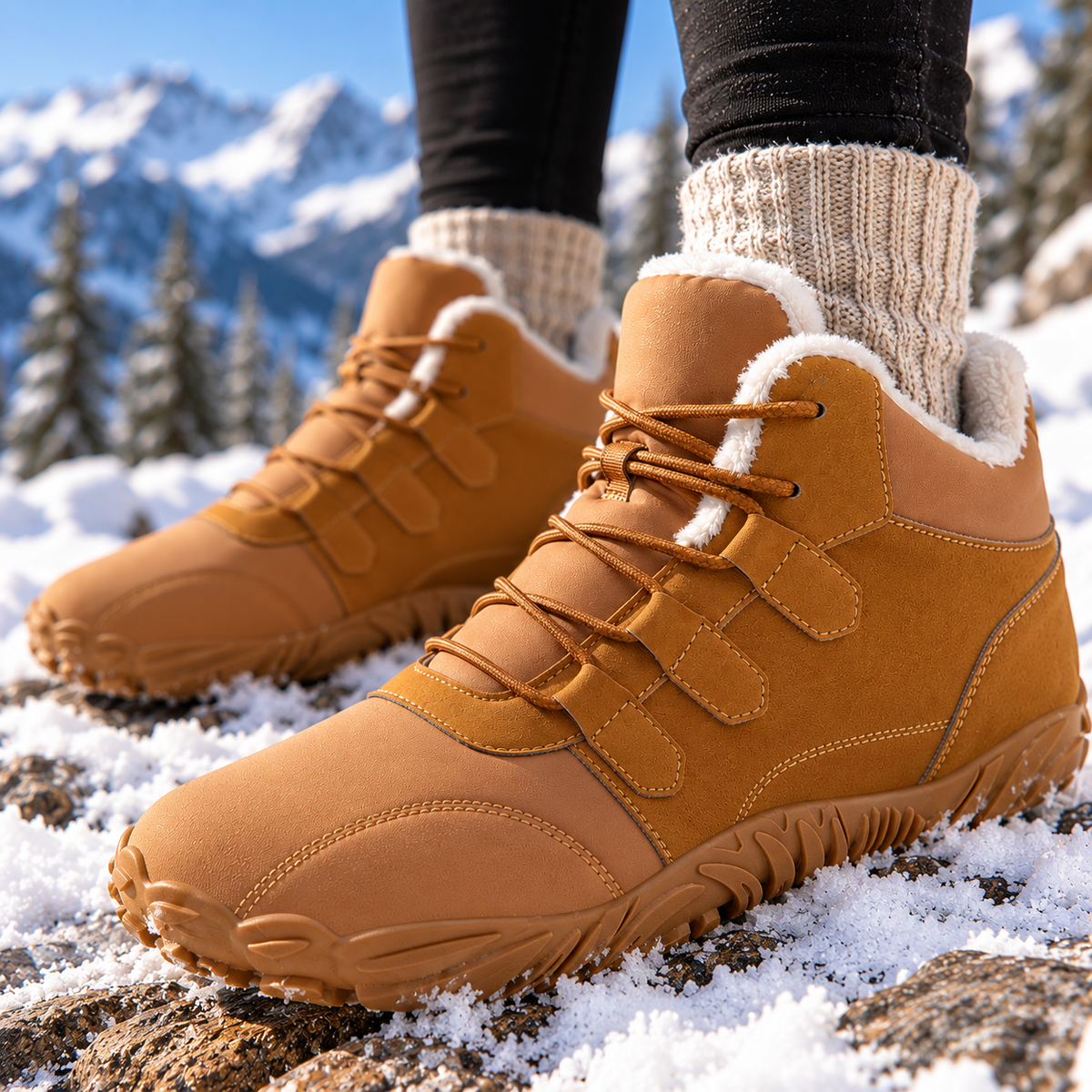 Men’s Insulated Winter Boots with Ankle Support