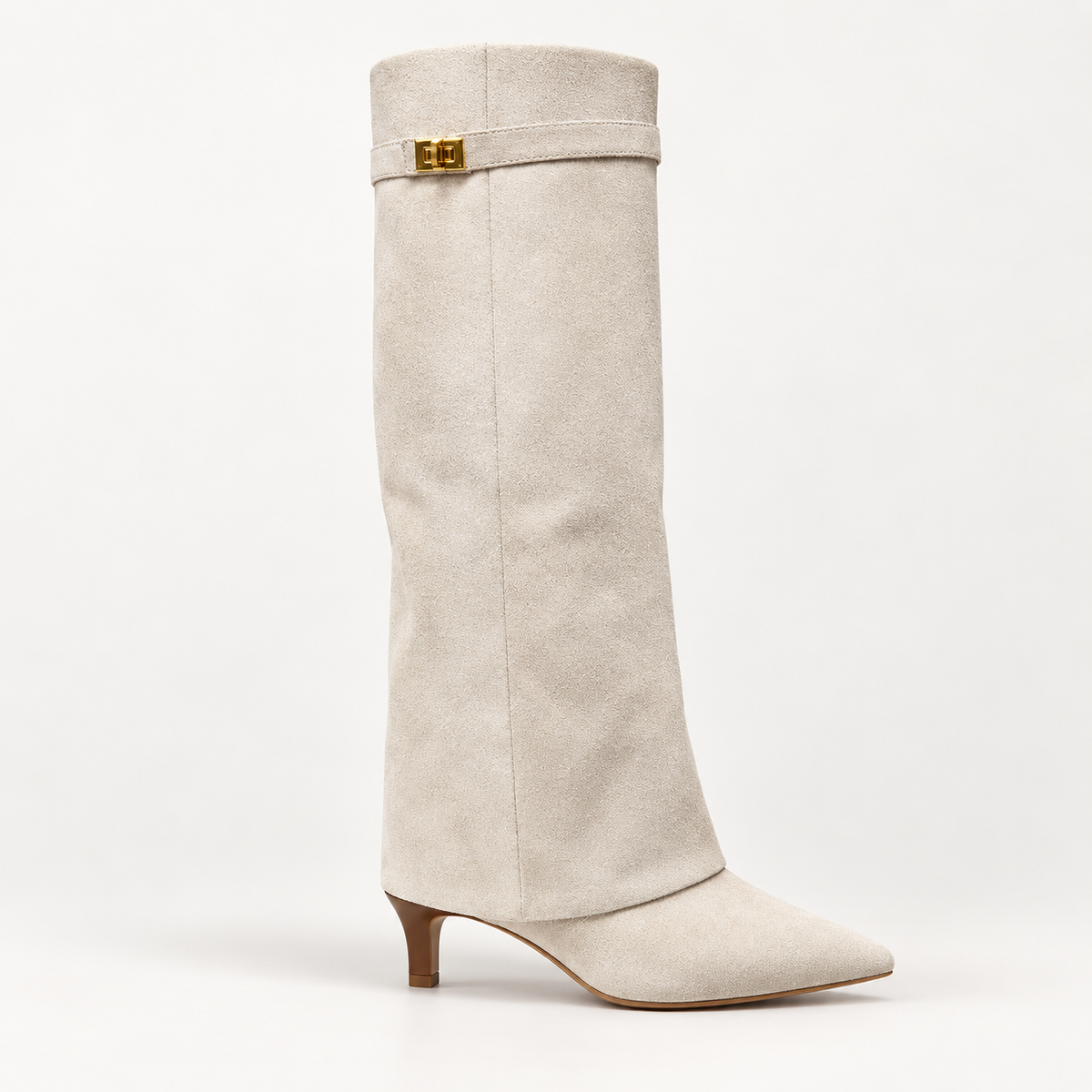 Sleek Chunky-Heel Mid-Calf Boots for Women