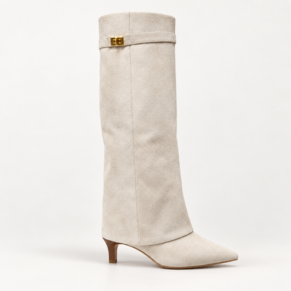 Sleek Chunky-Heel Mid-Calf Boots for Women