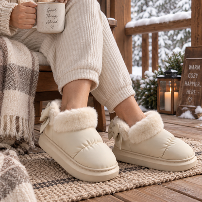 Plush-Lined Ankle Boots for Winter