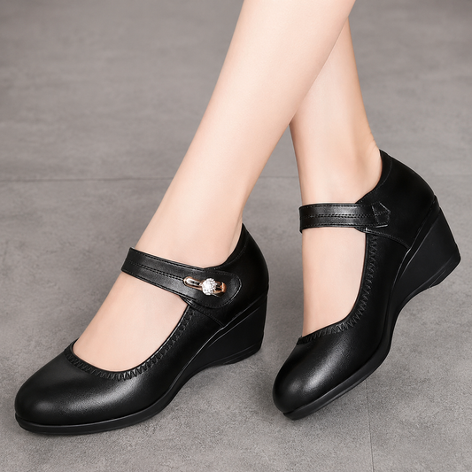 Comfort Mary Jane Wedges