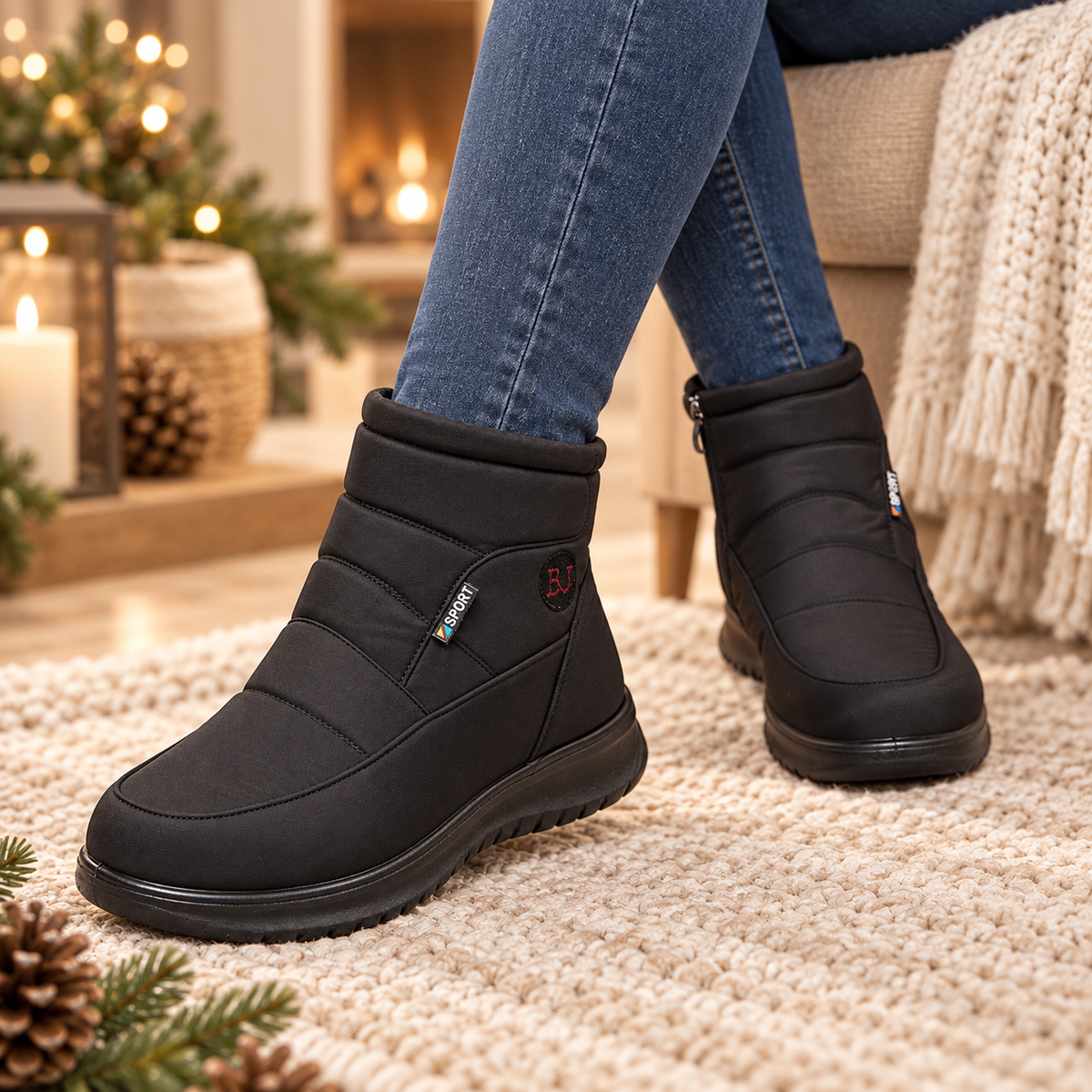 Warm Non-Slip Waterproof Boots for Women
