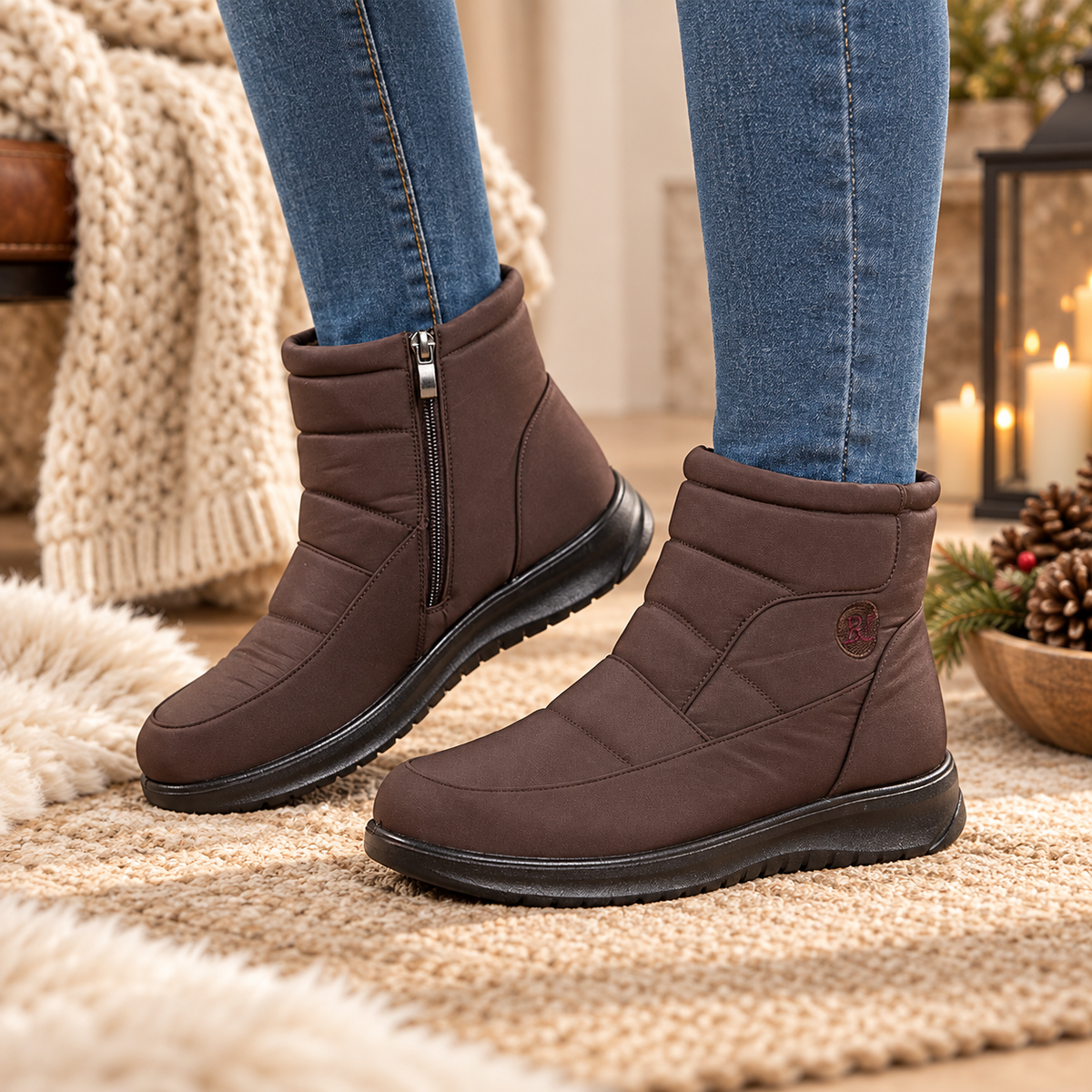 Warm Non-Slip Waterproof Boots for Women