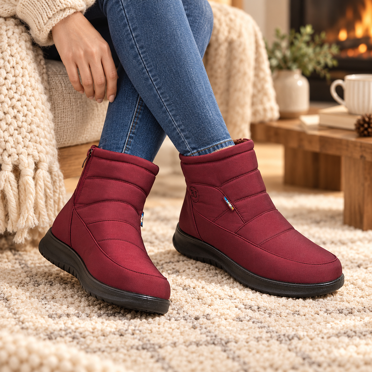 Warm Non-Slip Waterproof Boots for Women